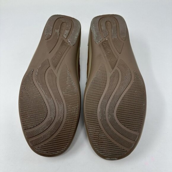 Orthofeet Serene 896 Sandal Size 10 B Close Toe Brown Leather Comfort - Picture 8 of 14